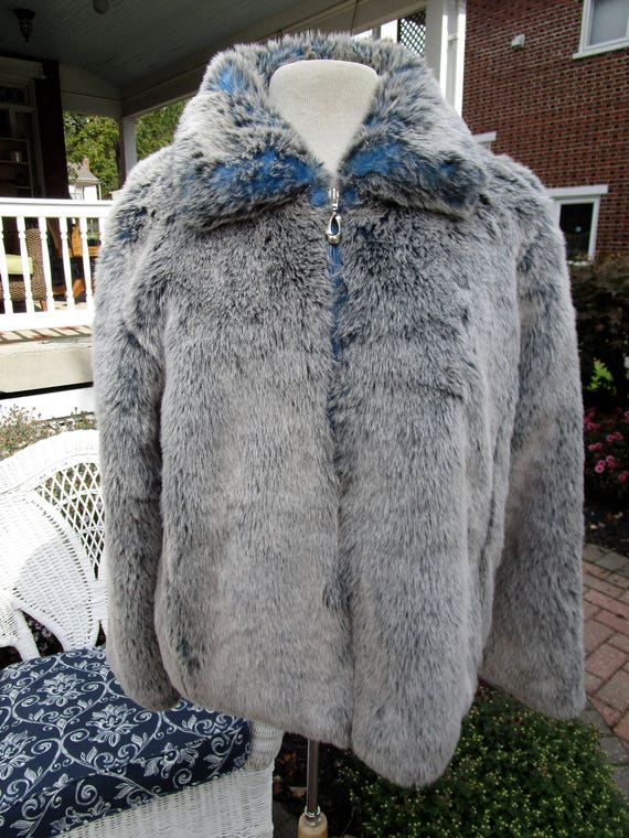 1980/90s Neckworks Faux Fur Jacket