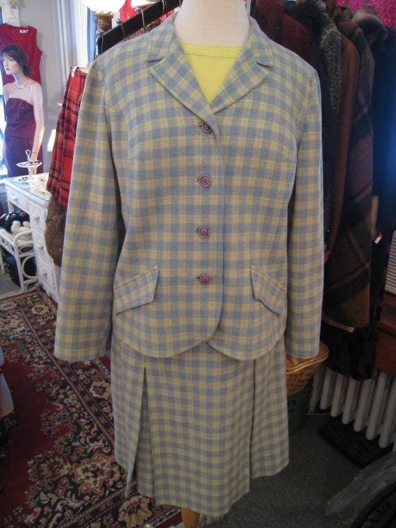Vintage Pendleton Skirt & Jacket Suit