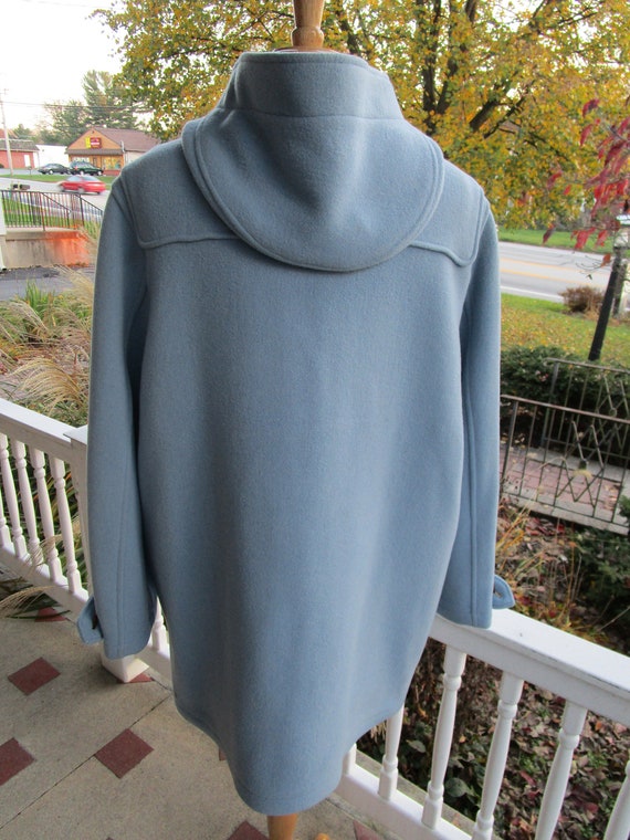 Lands End Blue Hooded Ladies Coat - image 2