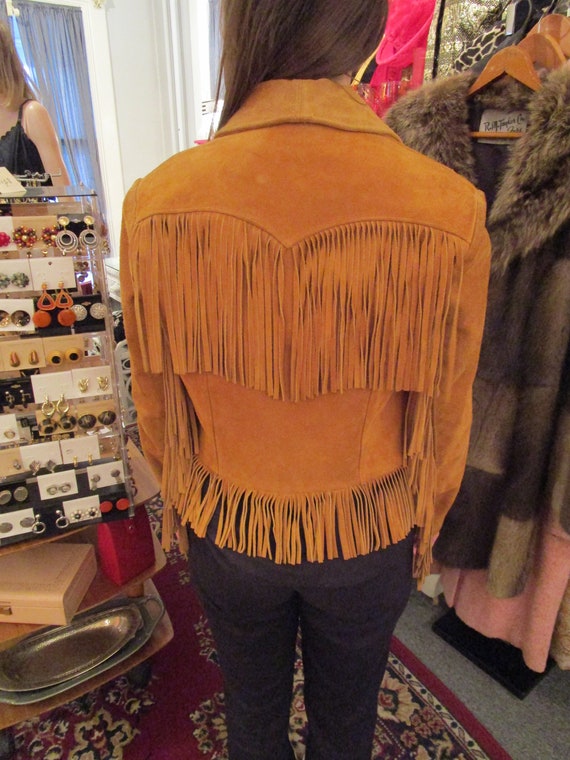 Suede Fringed Jacket by Schott N.Y.C. - image 3