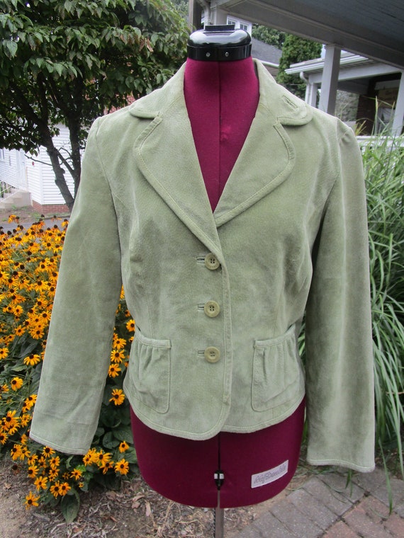 1990s Suede Leather Ladies Jacket