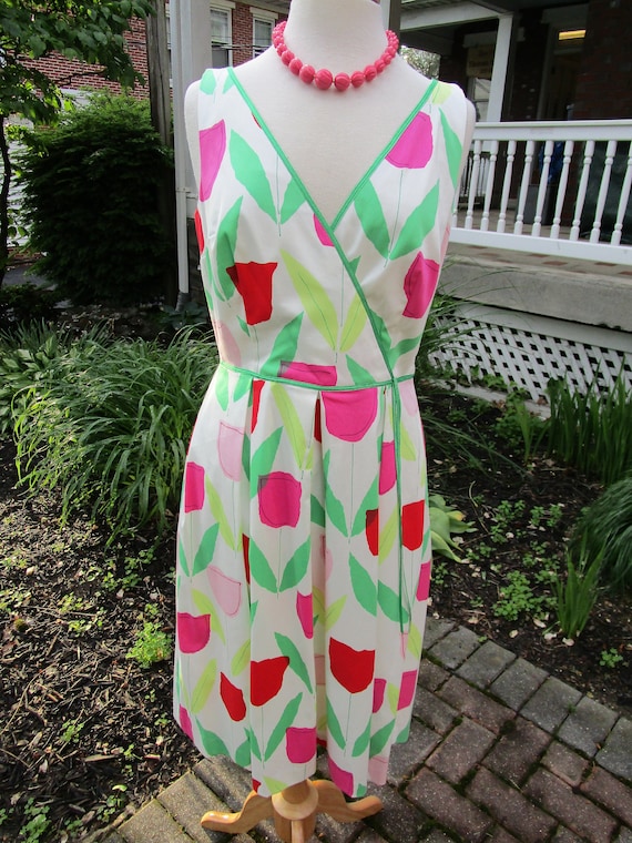 Vintage 1990s "Maggie London" Sleeveless Dress - image 1