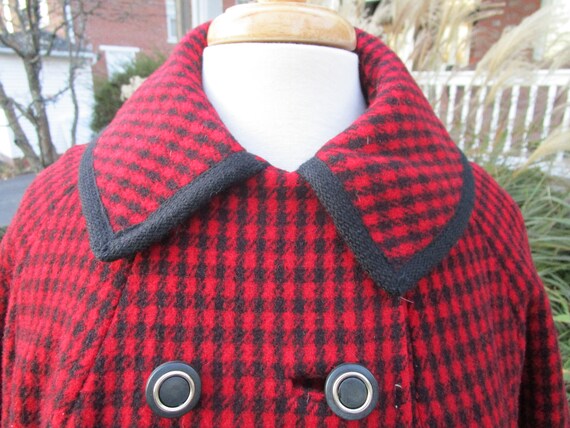 Vintage 1950/60s "Holly Check" Ladies Coat - image 3