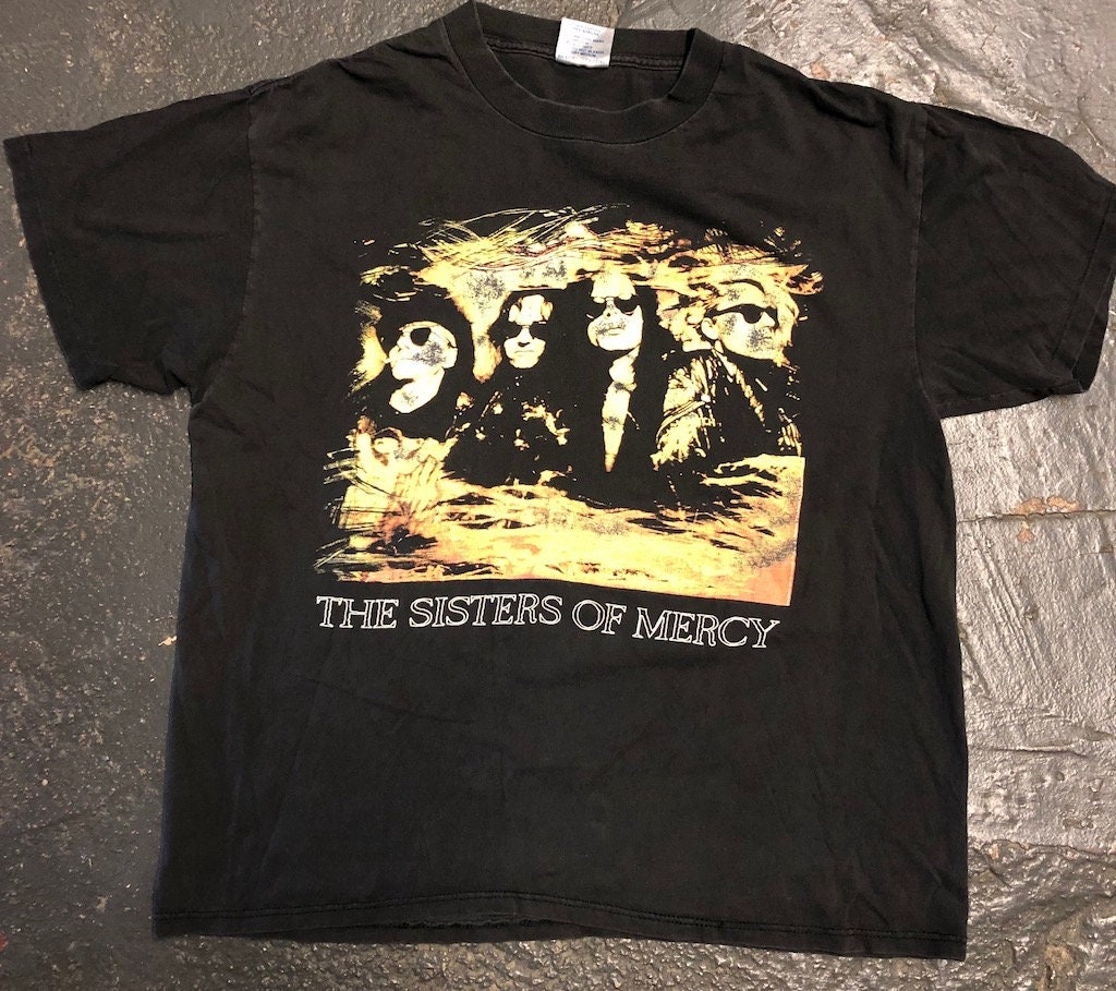 Vintage Sisters of Mercy Tour Shirt Black XL Brockum Tag