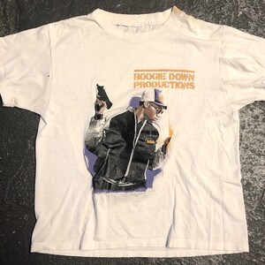Vintage BDP By All Means Necessary T-Shirt Boogie Down Productions KRS1 Circa 1980's