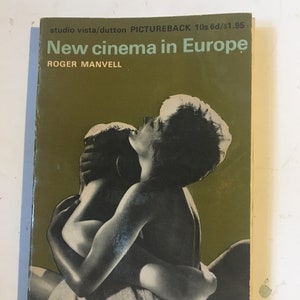 vintage 1960’s book on new cinema in europe by roger manvell