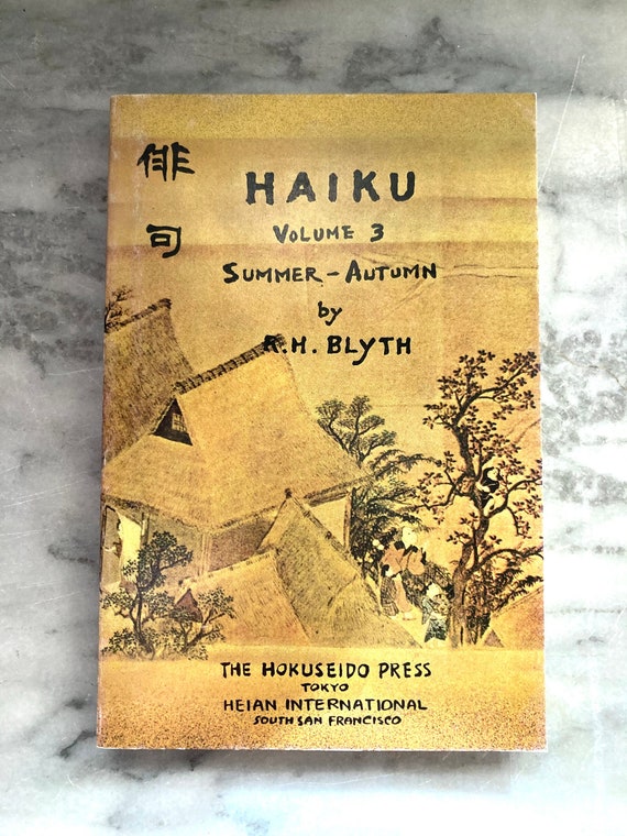 Rare haiku volume 3: summer autumn by r.h. blyth the - Etsy 日本