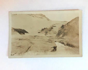 antique postcard of pacific city, oregon coast