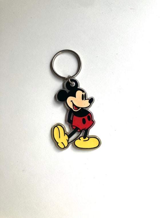 Disney Lasercut Keychain Keyring - Mickey Mouse Florida Postcard Fun