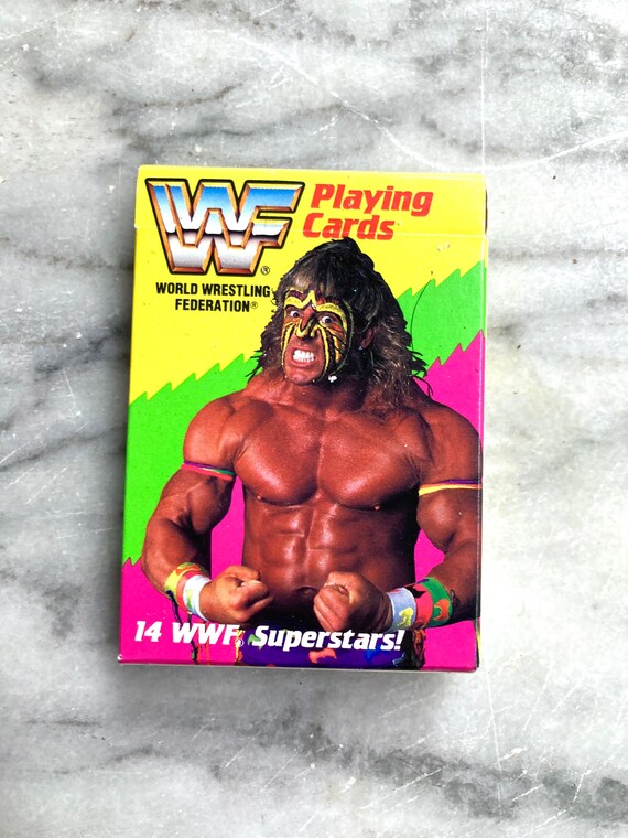Nearly Mint Rare Collectible  Wwf World Wide Wrestling   Etsy