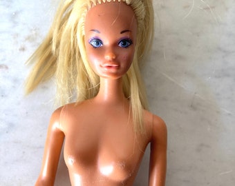 classic 1966 blond barbie