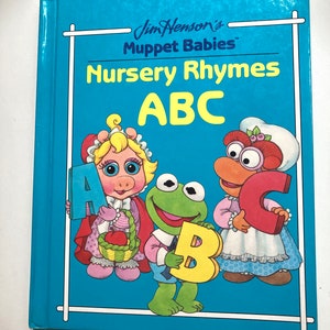 vintage hardback jim henson's muppet babies nursery rhymes ABC 1992 michaela muntean & tom cooke