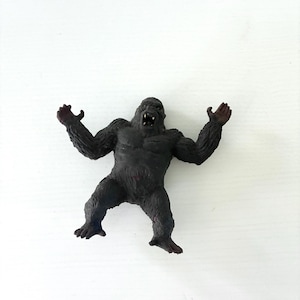 medium black rubber gorilla super fun and jiggly from my personal collection