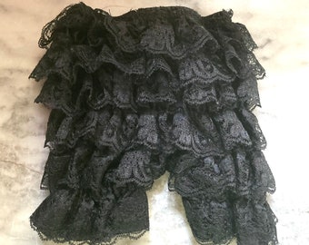 black lace baby diaper cover bloomers