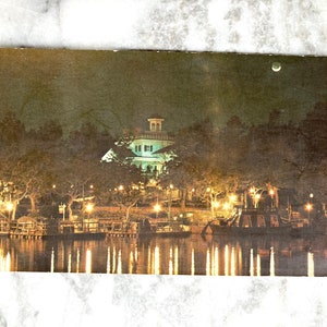 vintage disneyland postcard