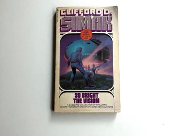 vintage sci fi paperback so bright the vision by clifford d. simak