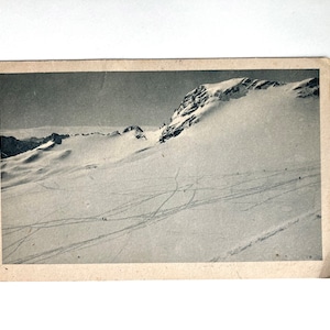 antique stamped postcard Switzerland schneefernerhaus