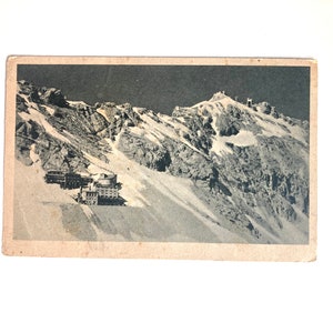 antique postcard Switzerland hotel schneefernerhaus
