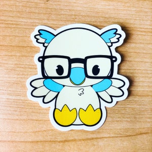 Nerdy Griffin 3in vinyl sticker