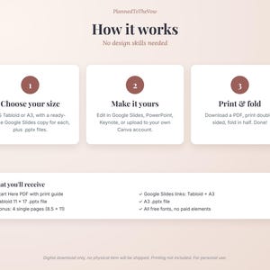 Plantilla de programa de periódico de boda, Newlywed Times editable, Google Slides y PowerPoint, Tabloide y A3, Juegos de boda imagen 5