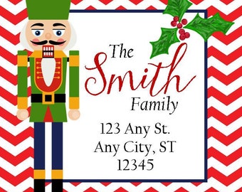 christmas address labels etsy