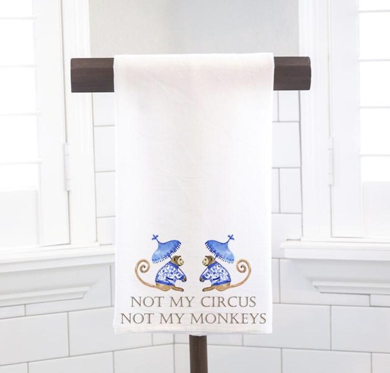 PreppyChick Flour Sack Tea Towel