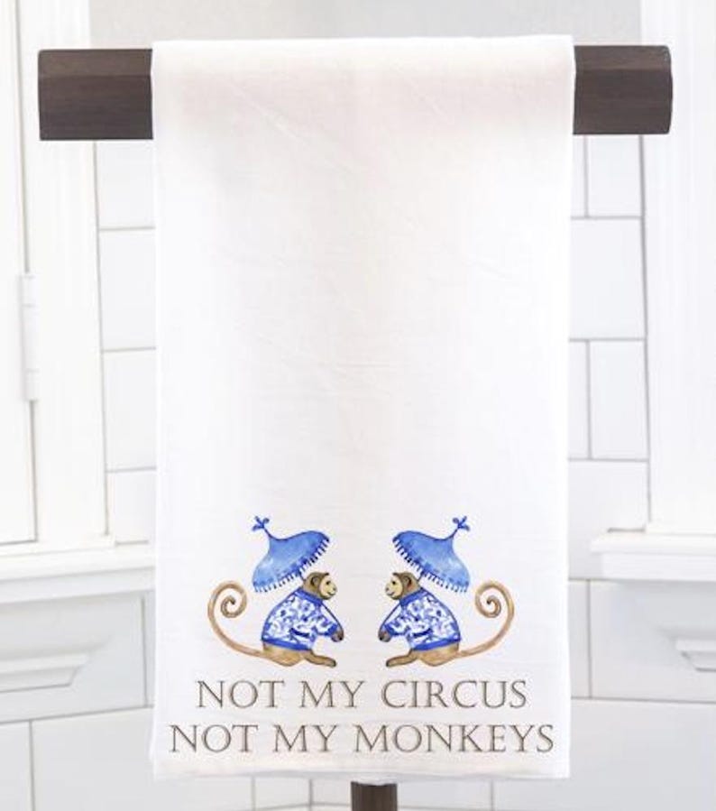 PreppyChick Flour Sack Tea Towel - Thumbnail 3
