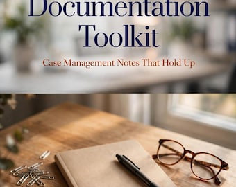 Progress Notes Template for Case Managers | Social Work Documentation Guide, Audit Checklist & Case Note Templates PDF