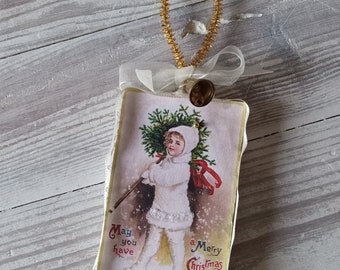 Handmade Victorian Christmas Ornament