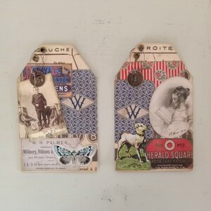 Handmade Junk Journal Tags