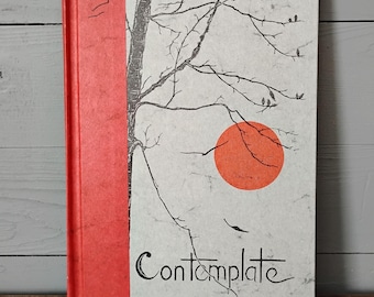 1973 "Contemplate" signed by author Poetry Book