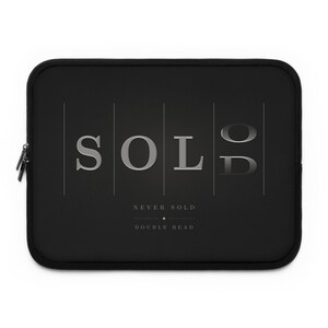 Solo Sold - Laptop-Huelle 13 15 17 Zoll - Double Read Motivation
