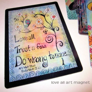 Art Magnet Love All 3.5 x 5 image 1