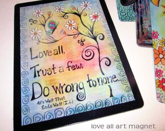 Art Magnet Love All 3.5" x 5"