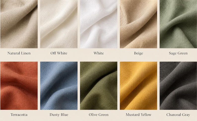 Off-white Linen-look Sofa Cover – Minimalist Neutral Decor (custom Size ...