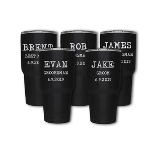Wedding Groomsman Gift Stainless Steel Tumbler, 30 oz stainless tumbler, Groomsmen Gift, monogram groomsman, bestman, best man, usher groom