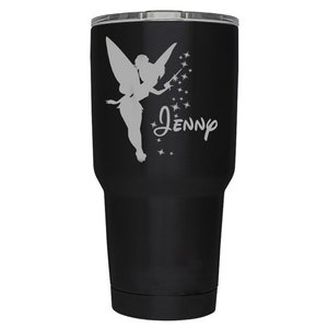 Tinkerbell Christmas Tumbler For Her, Christmas Gift, 30 oz tumbler, personalized gift, stainless steel tumbler, like a Yeti...but cooler