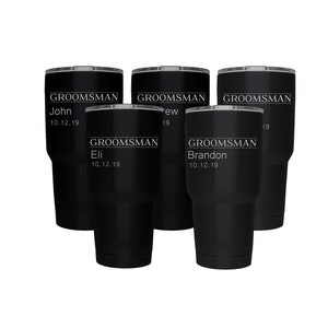 Groomsman Gift Stainless Steel Tumbler, 30 oz stainless tumbler, Groomsmen Gift, personalized groomsman, bestman, best man, usher, groom