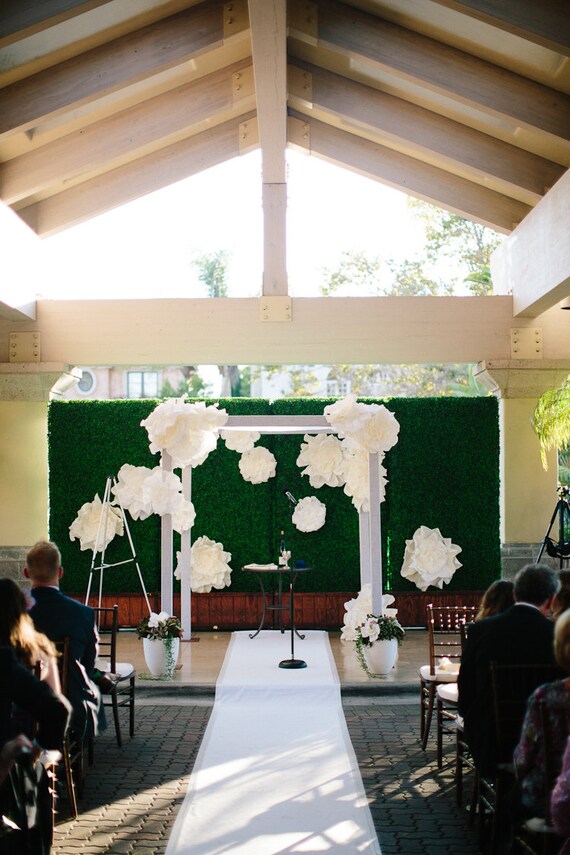 Giant Display With 12 Large Flowers Wedding Reception Bridal Etsy