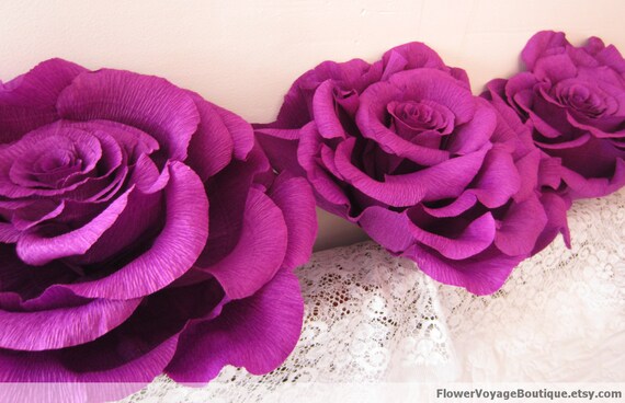 huge paper flower display purple paper flower wall nursery wall paper flowers wedding flower backdrop alice in wonderland garden party huge paper flower