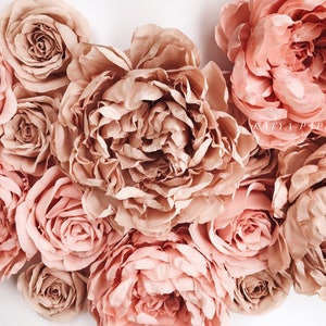 Ceiling Paper Flower Decor. Nursery Wall Paper Flowers . Alice in ...