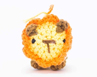 Lion Stuffed Animal - Crochet Lion Toy - Amigurumi Lion - Ornament - Baby Gift