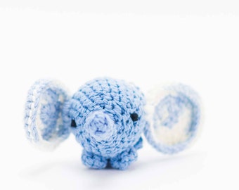 Elephant Stuffed Animal - Crochet Elephant Toy - Amigurumi Elephant - Baby Gift - Ornament