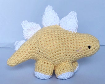 Dinosaur - Stegosaurus Stuffed Animal - Crochet Dinosaur Toy - Amigurumi Dinosaur - Baby Gift