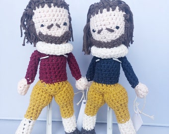 William Shakespeare Toy - Crochet William Shakespeare Doll - Amigurumi William Shakespeare