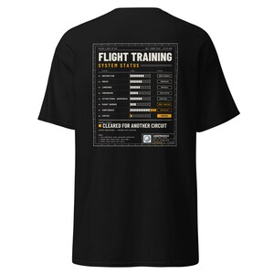 Student Pilot Gift T-Shirt, Flight Training System Status Shirt, Funny Aviation Tee for Pilots and Flight Instructors