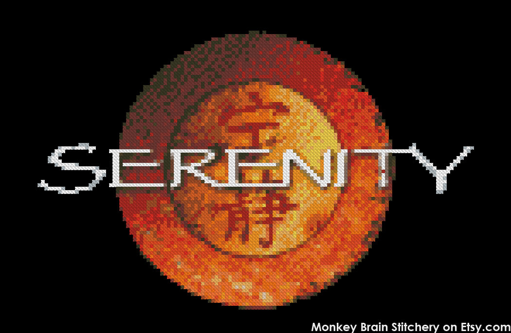 Firefly serenity Logo Cross Stitch Pattern - Etsy