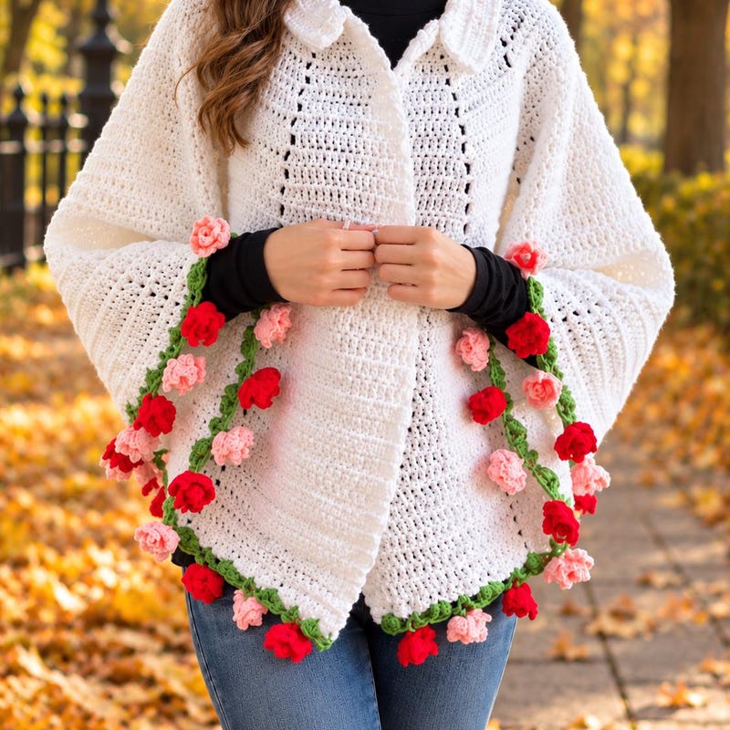 Cardigan With Capelet - Etsy