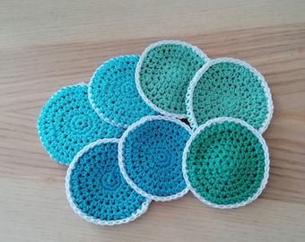 lot cotons démaquillant crochet - zero dechet (DIY fête des mères)