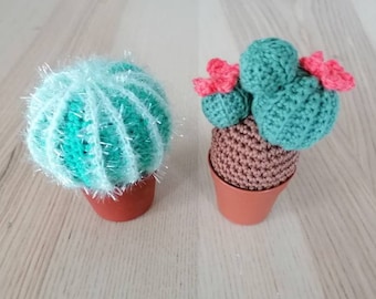 CACTUS au crochet - amigurumi SUR COMMANDE